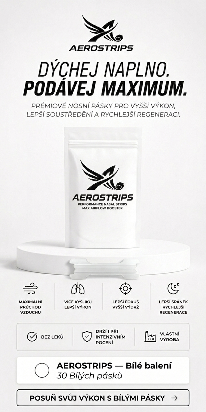 AEROSTRIPS — Max Airflow booster (30ks) bílá