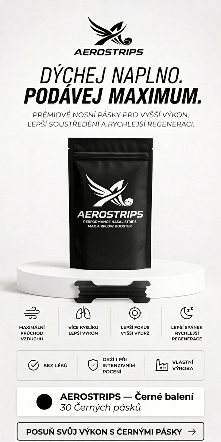 AEROSTRIPS — Max Airflow booster (30ks) černá